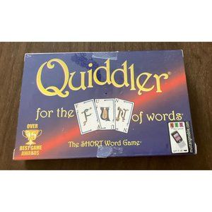 Quiddler For The Fun Of Words The Short Word Game Ages 8 To Adult 2-8 Players